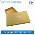 Sencai golden special Accessories paper box with silver foil stamping logo